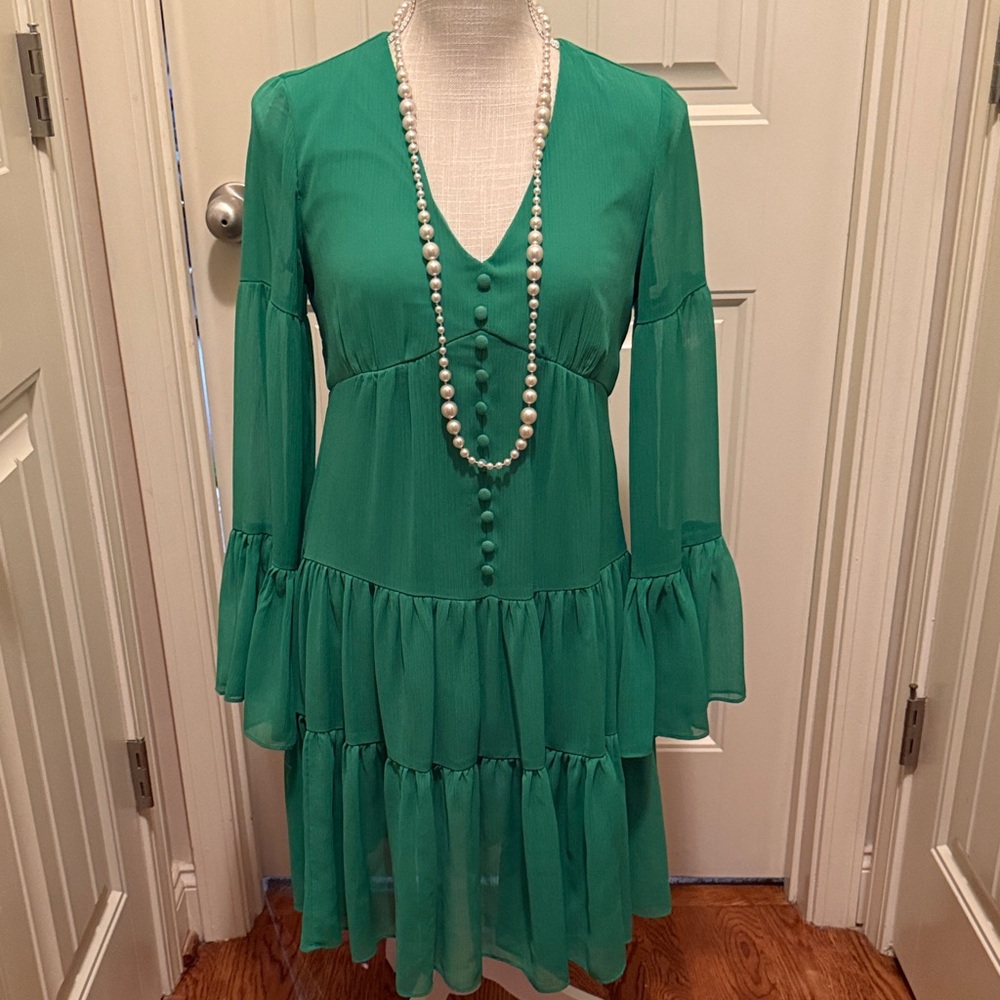 Taylor Green Long Sleeve Dress